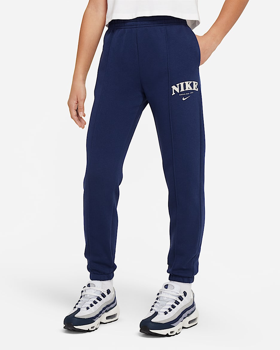 Navy blue nike pants online